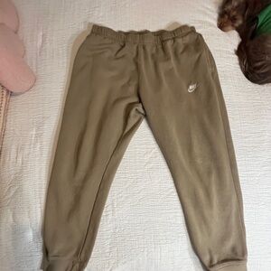 Nike Mens Olive Joggers